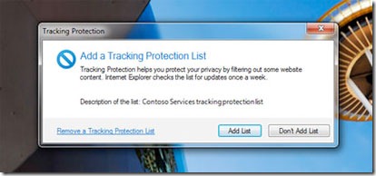 Tracking Protection