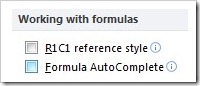 Working with formulas