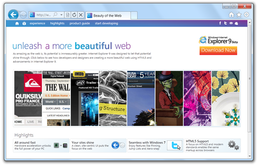 Beauty of the web