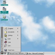 Benutzeroberfläche Windows 95
