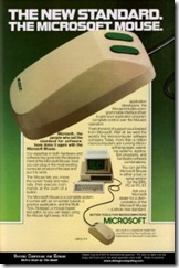 Werbeanzeige für Microsoft-Maus