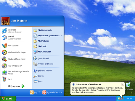 Windows XP Inicio