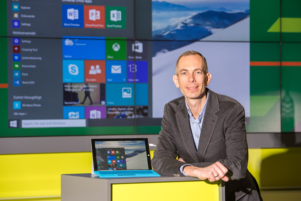Andre Hansel, Sr. Produkt Manager Windows Commercial bei Microsoft Deutschland