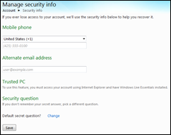 windows-live-security-info-phone-email-question