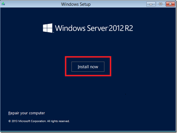 Instalación de Windows Server 2012 R2 - 03
