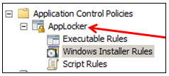 Enabling AppLocker Rules #1
