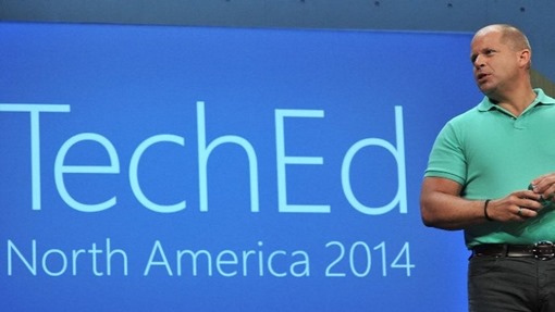 Brad Anderson announcing new Hybrid Cloud offerings at Microsoft TechEd 2014