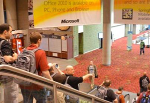 Attendees at TechEd, from a Facebook album