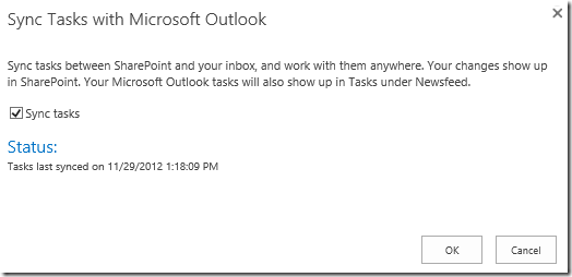 Sync Tasks with Microsoft Outlook