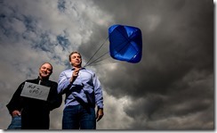 Mark Nichols and Matt Long, both architects for the Azure Center of Excellence about their Pegasus mission’s high-altitude balloon