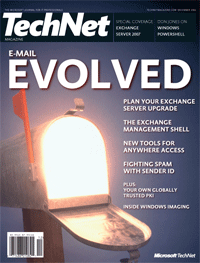 TechNet Magazine Cover December 2006
