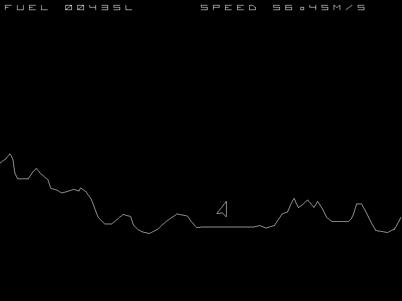 Lunar Lander XNA Game Screenshot