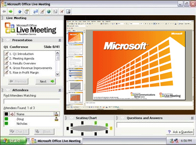 Microsoft Live Meeting Online