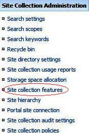 SharePoint Online Site Feature Administration