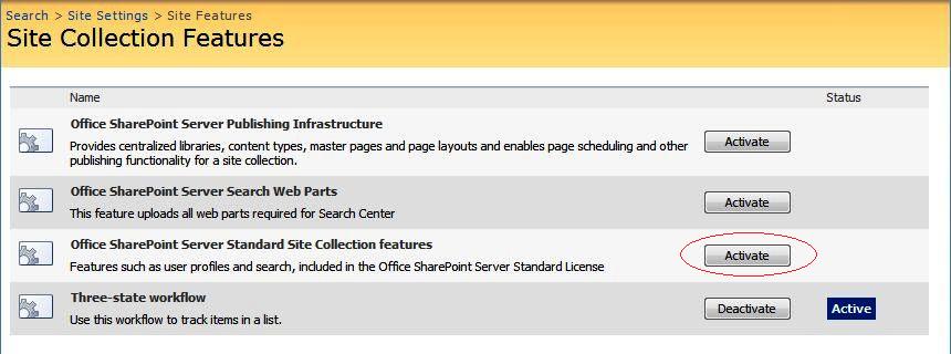 SharePoint Online Feature Activation