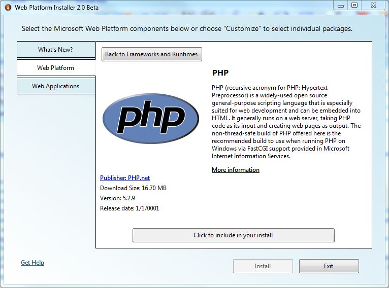 Web PI PHP